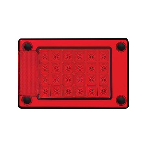 Red LED Stop/Tail Lamp Insert For J3 Series Blister Pack J3RM