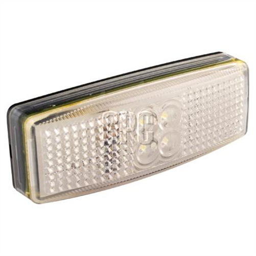 Front Marker Light Clear LED 12 or 24V 1490WM
