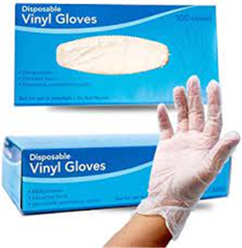 TINKR VINYL GLOVES BOX/100 XLGE LIGHTLY PDRD