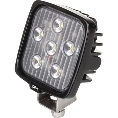 OEX Work Light Square 6 LED. CISPR 25 rated (Check notes in details table)