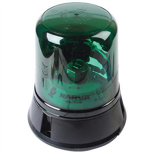Narva Halogen Beacon Green 12 or 24V Permanent Mount
