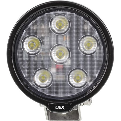 Work Light Round 6 LED. CISPR 25 rated (Check notes in details table) LLX08203