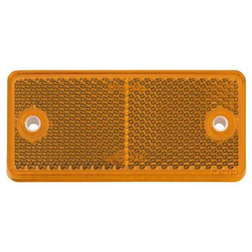 Narva Reflector Rectangle Amber 40 x 90mm - 50 Pce