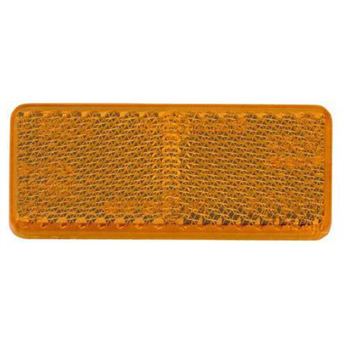 Narva Reflector Rectangle Amber 28 x 70mm - 50 Pce