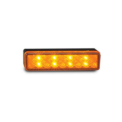LED AUTO LAMPS LEDAUT Multi Volt Rear Indicator Lamp With 8 Square LEDs Blister Pack