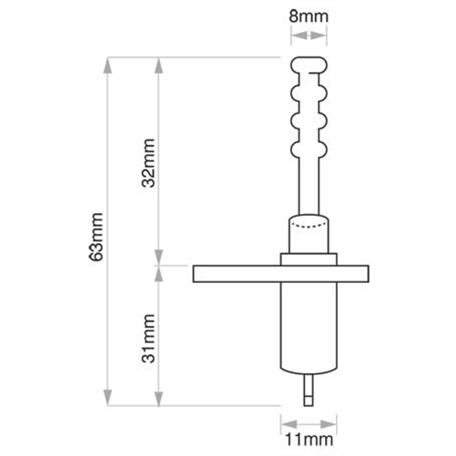 Universal Door/Alarm Switch (Contacts Rated 10A @ 12V) 60042BL