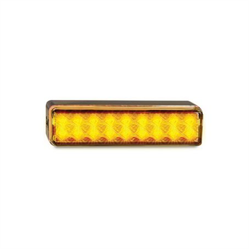 LED AUTO LAMPS LEDAUT 12V Front Direction Indicator Lamp With 18 Square LEDs Blister