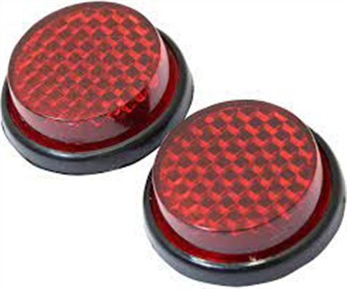 ARK SELF ADHESIVE REFLECTORS 2 X RED/
