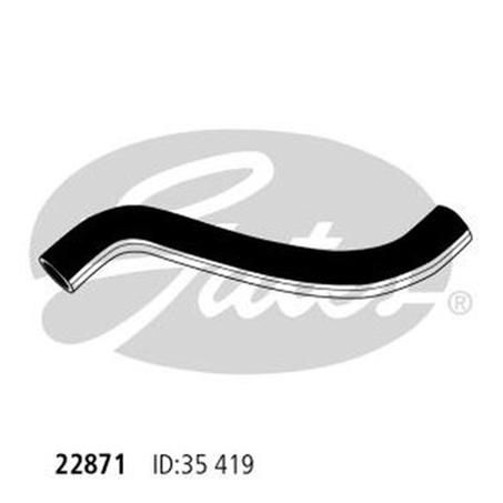 Gates Radiator Hose Upper 22871