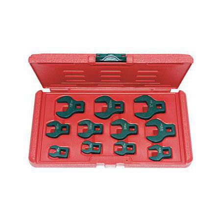 T & E TOOLS T&E 3/8in Dr Crowsfoot Wrench Set 11pc BCF55