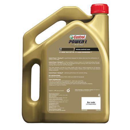 Castrol Power 1 Racing 2T Motorcycle Engine Oil 4L 3384384
