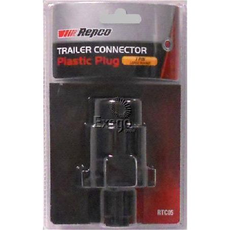 Repco Trailer Plug 7 Pin Large Plastic Round