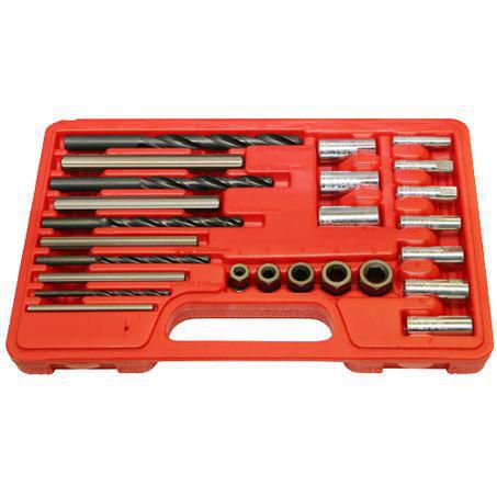 T & E TOOLS T&E Tools Screw Extractor Drill Set 25PC 8965