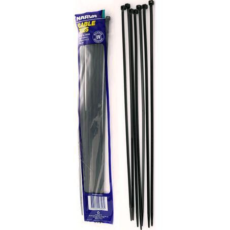 Narva Nylon Cable Ties 4.8mm x 370mm 25 Pce