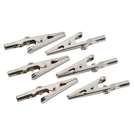 PROJECTA Alligator Clips 50mm (6pk)