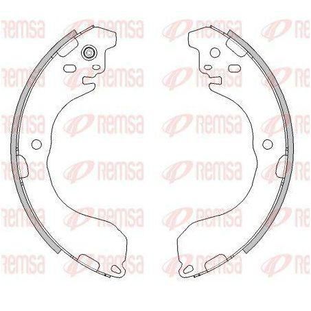 4471.00 - Remsa Brake Shoe Set 114.3 x 35mm (K1264)