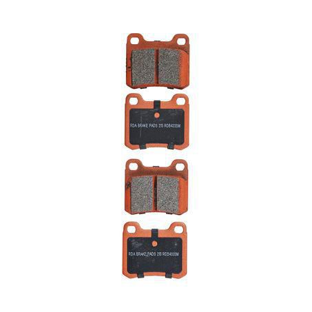 RDA BRAKES RDA GP Max General Purpose Low Metallic Brake Pad Set RDB433