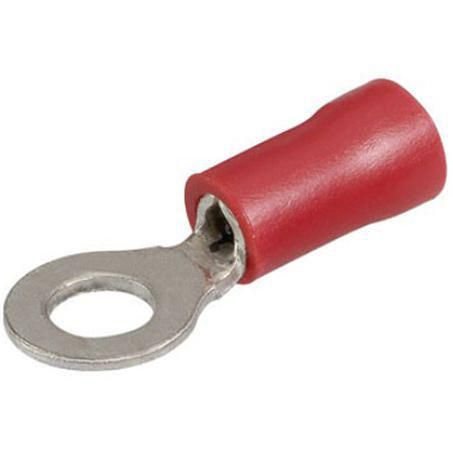 Narva CRIMP TERMINAL RING RED TERMINAL ENTRY 4.3MM VINYL 100 PCE