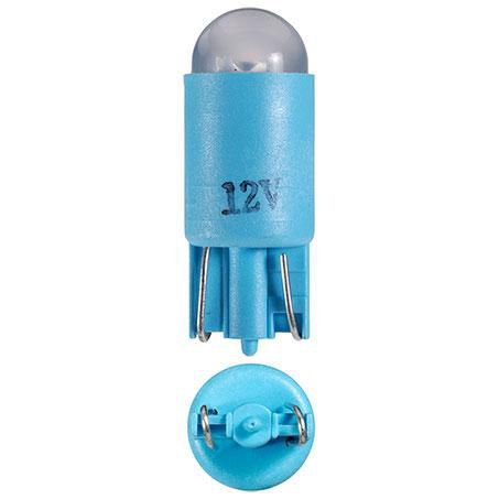 Narva LED Wedge KW2.1x9.5d Blue Base Globe 12V W 47864