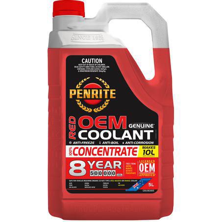 Penrite Red OEM Approved Coolant Concentrate 5L