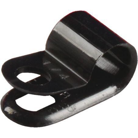 OEX P Clip 7.4mm Nylon BLACK 100Pce