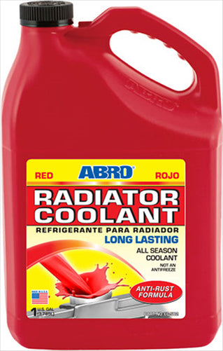 ABRO RADIATOR COOLANT RED 3.78L USE EC502
