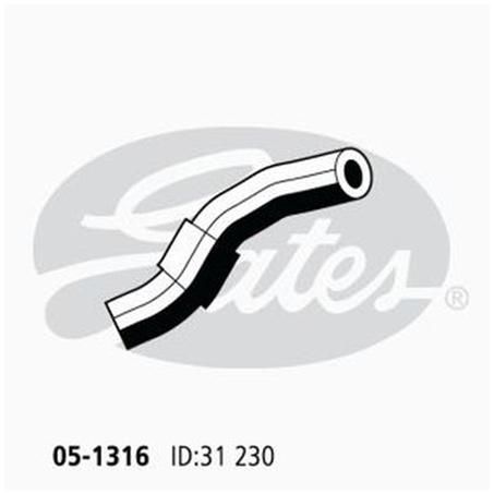 Gates Radiator Hose Lower 05-1316