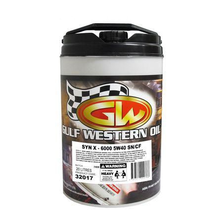Gulf Western SYN X 6000 FULL SYNTHETIC 5W40 - ENGINE OIL 32017