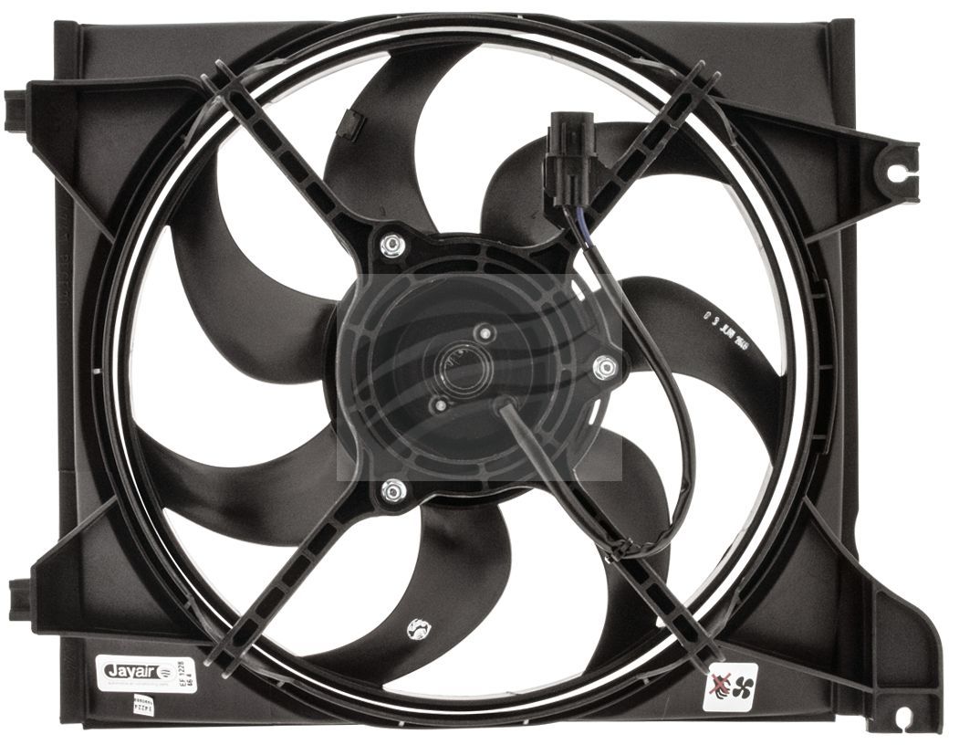 JAYAIR FAN ASSY CONDENSER KIA RIO 1.6L 4 CYL 7/05- EF1228