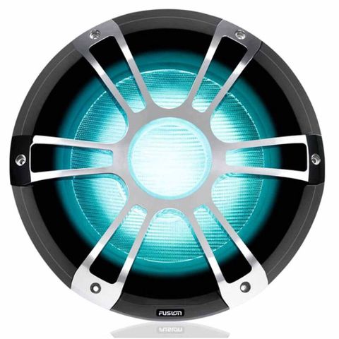 FUSION ELECTRONICS FUSION 12" SIGNATURE SERIES 3 SUBWOOFER CHROME SPORTS GRILLE SG-SL122SPC, 010-02436-11