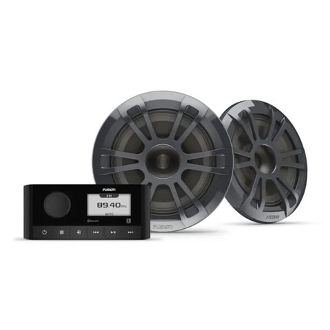 FUSION ELECTRONICS FUSION MARINE STEREO KIT MS-RA60 WITH EL SPORTS SPEAKERS 010-02405-61