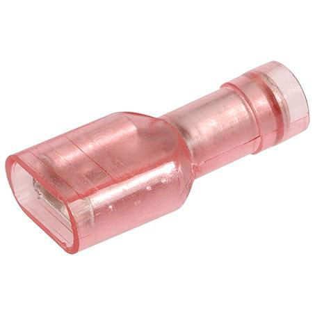Narva Crimp Terminal Female Blade Red Terminal Entry 6.3mm Poly Carbonate 10