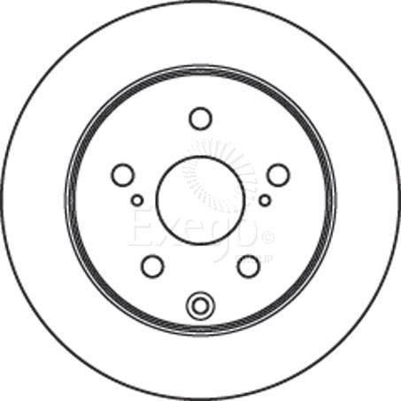 TRW Disc Brake Rotor 281mm x 10.5 Min
