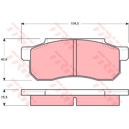 TRW Brake Pad Set (DB305)