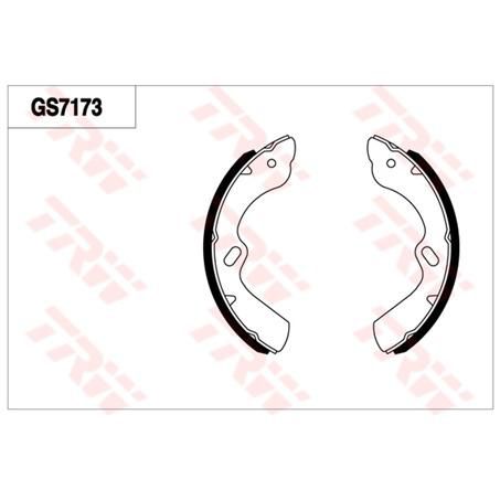 TRW Brake Shoe 320mm x 76.5mm