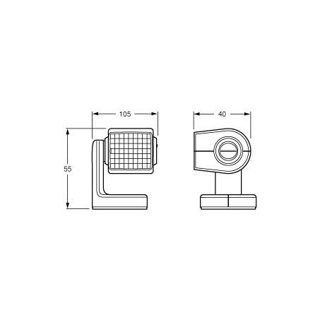 HELLA Halogen Map Reading Lamp 2637