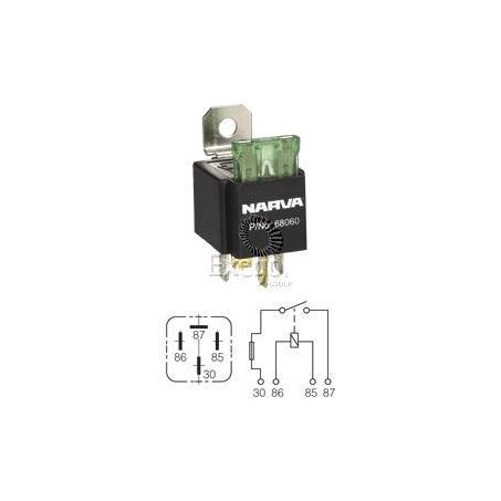 Narva 12v Relay 4 Pin 30A