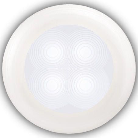 HELLA LED ROUND LAMP WHITE 24V HI