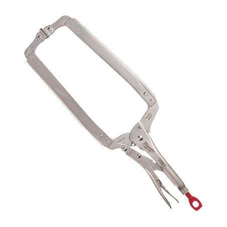 Milwaukee 457mm (18In) TORQUE LOCK Deep Reach C-Clamp Locking Pliers Swivel Jaw 48223520