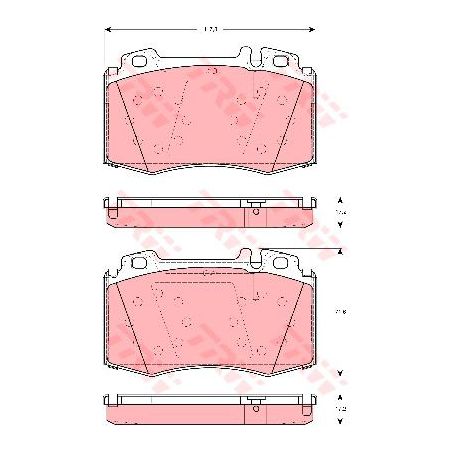 TRW Brake Pad Set (DB1453)