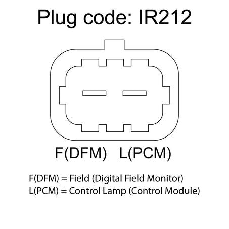 OEX Alternator 12V 140A Mitsubishi Style - See Note MXA2107