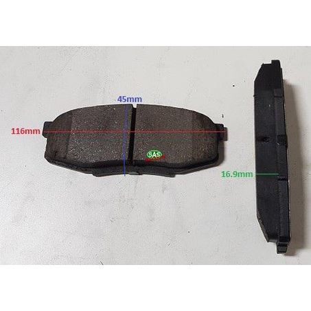 ROYALE CERAMIC REAR BRAKE PAD SET