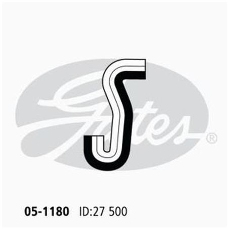 Gates Radiator Hose Upper 05-1180