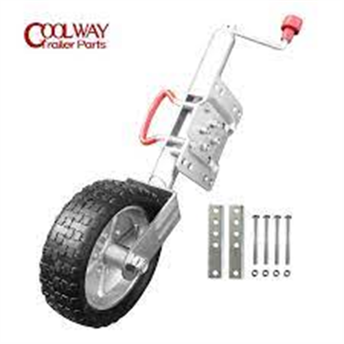 CM TRAILER JOCKEY WHEEL SWING UP SOLID TYRE