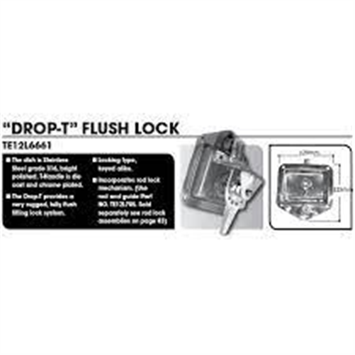 CM TRAILER THANDLE FLUSH LOCK