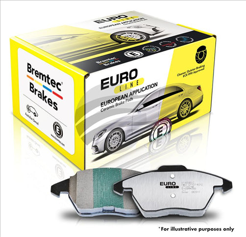 EURO-LINE BRAKE PADS SET ASTON MARTIN DB7 3,2 5,9 1994- BT680ELC
