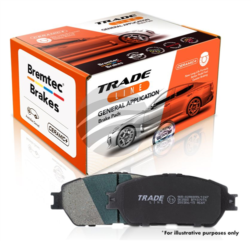 BREMTEC TRADE-LINE BRAKE PAD REAR SET SKYLINE 180,200SX 300ZX SILVIA BT721TS