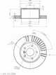 EURO-LINE BRAKE DISC ROTOR BDR14450EL