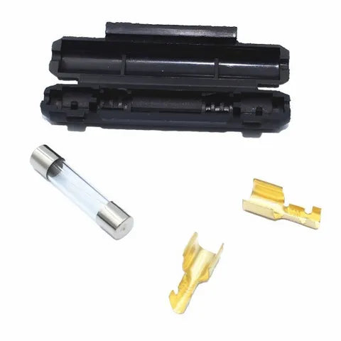 3AG Glass Fuse Holder Case (Empty) | For 1.25" x 0.25" Fuses