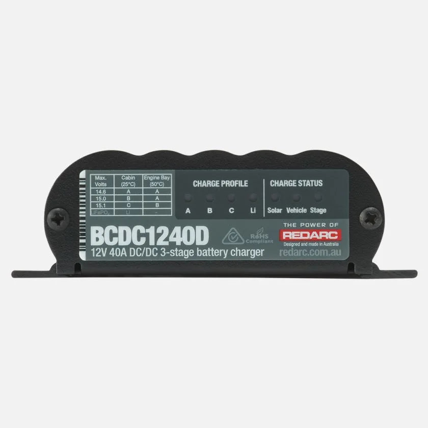 DC-DC Battery charger - 3 stage 40A 9V-32V in, 12V out (nominal)/sola BCDC1240D